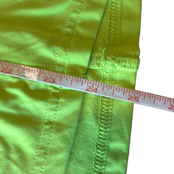 Adidas Women's Climalite Marathon 10 Neon Green Hooded Sweatshirt Size L - Picture 9 of 9